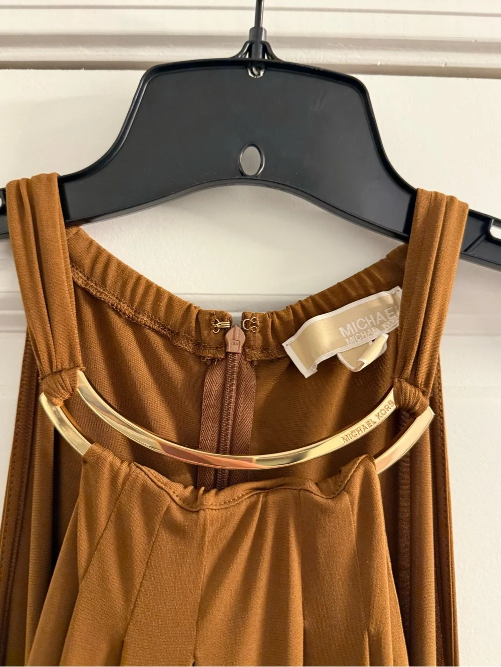 Michael Kors Halter Wrap Jersey Jumpsuit Size S